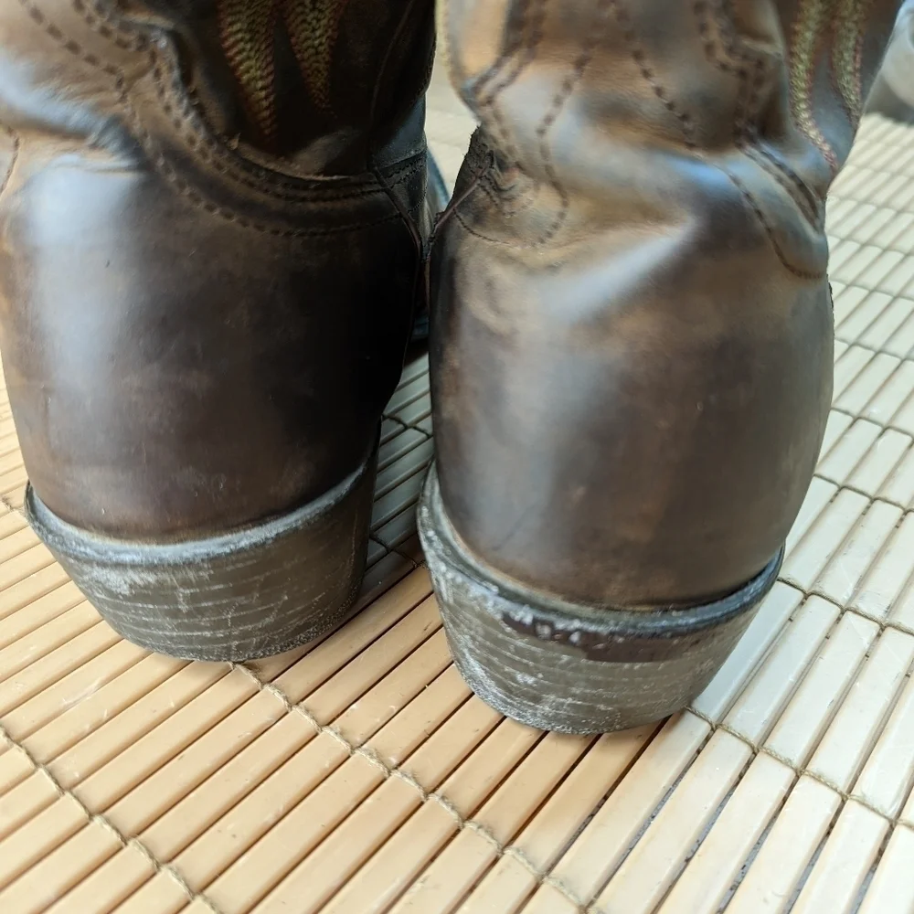 Justin Men's Stampede Sorrell Appache Huck Brown Boots 2551 Size 10.5D.  B100pm